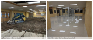 Mountain View School Before and After