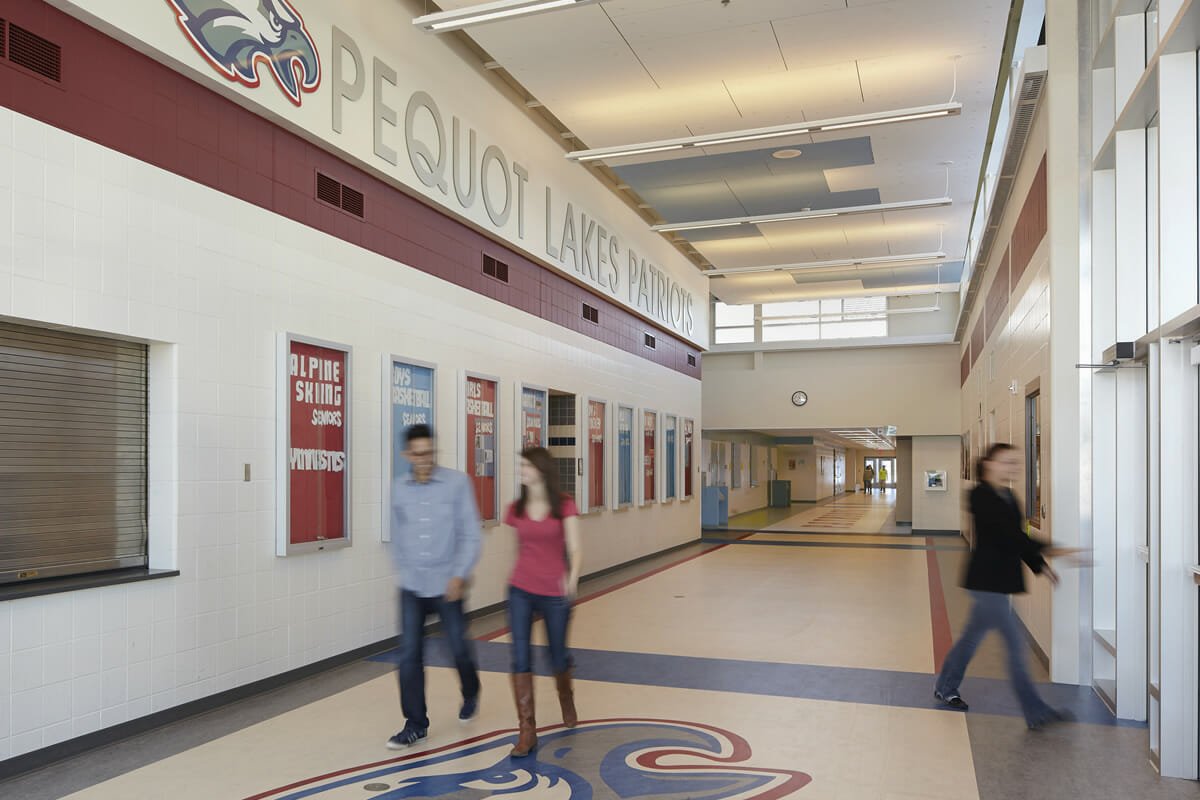 Pequot Lakes Public School hallway